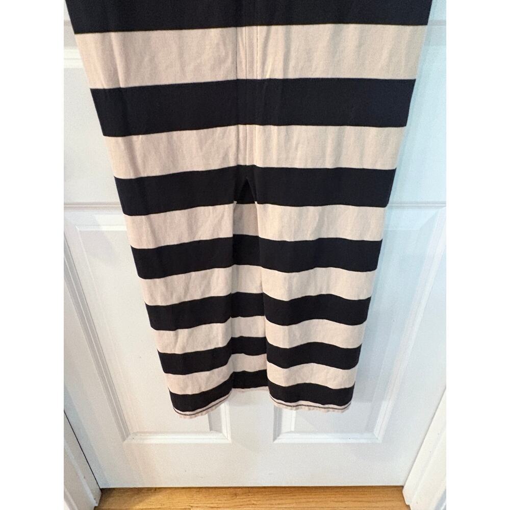 Free People Rugby Stripe Maxi Skirt Cream Black Cotton Blend Size S - Picture 11 of 15